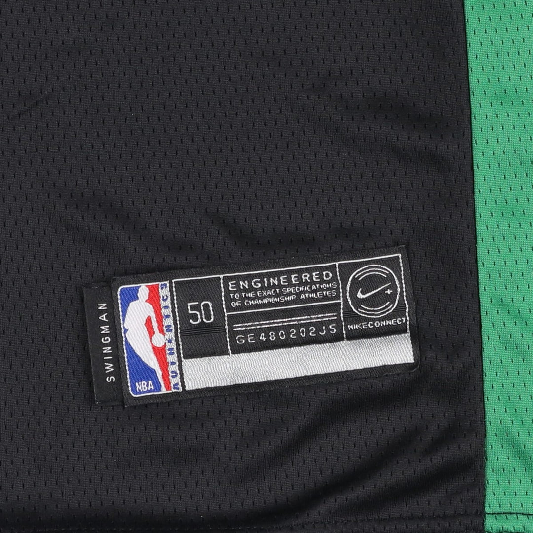 Nike NBA Boston Celtics Mesh Game Shirt Replica Uniform (Men's Size M) unclear black type Vintage Second Hand