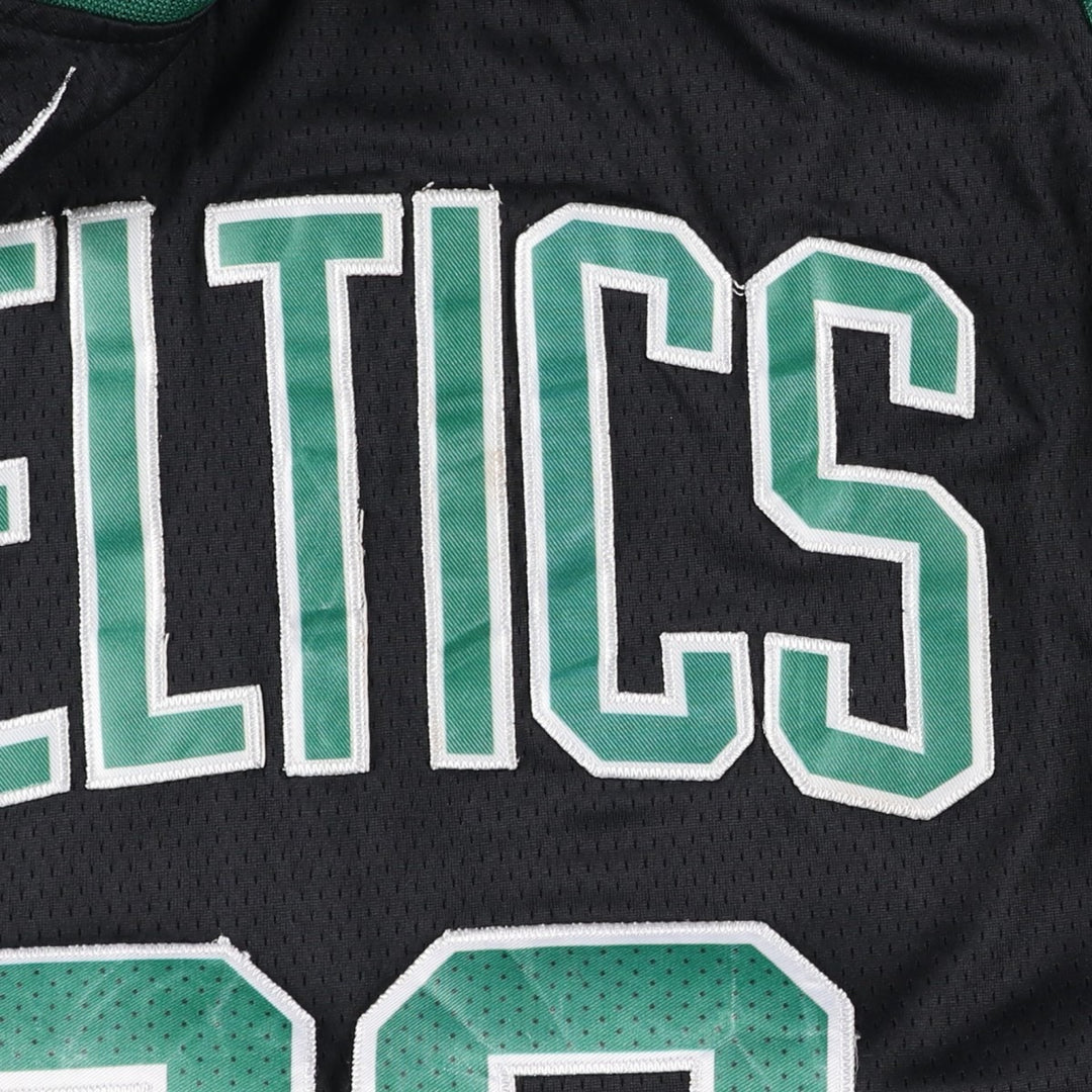 Nike NBA Boston Celtics Mesh Game Shirt Replica Uniform (Men's Size M) unclear black type Vintage Second Hand