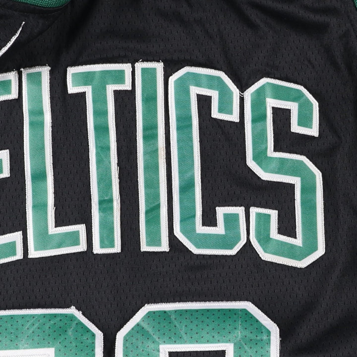 Nike NBA Boston Celtics Mesh Game Shirt Replica Uniform (Men's Size M) unclear black type Vintage Second Hand