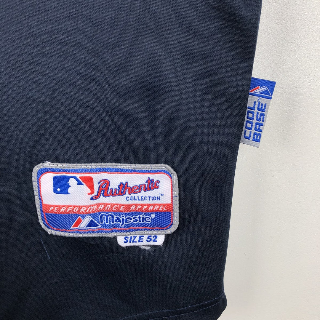 Big Size MLB Milwaukee Brewers Game Shirt Baseball Shirt Men's XXXL Equivalent unclear navy blue type Vintage Second Hand