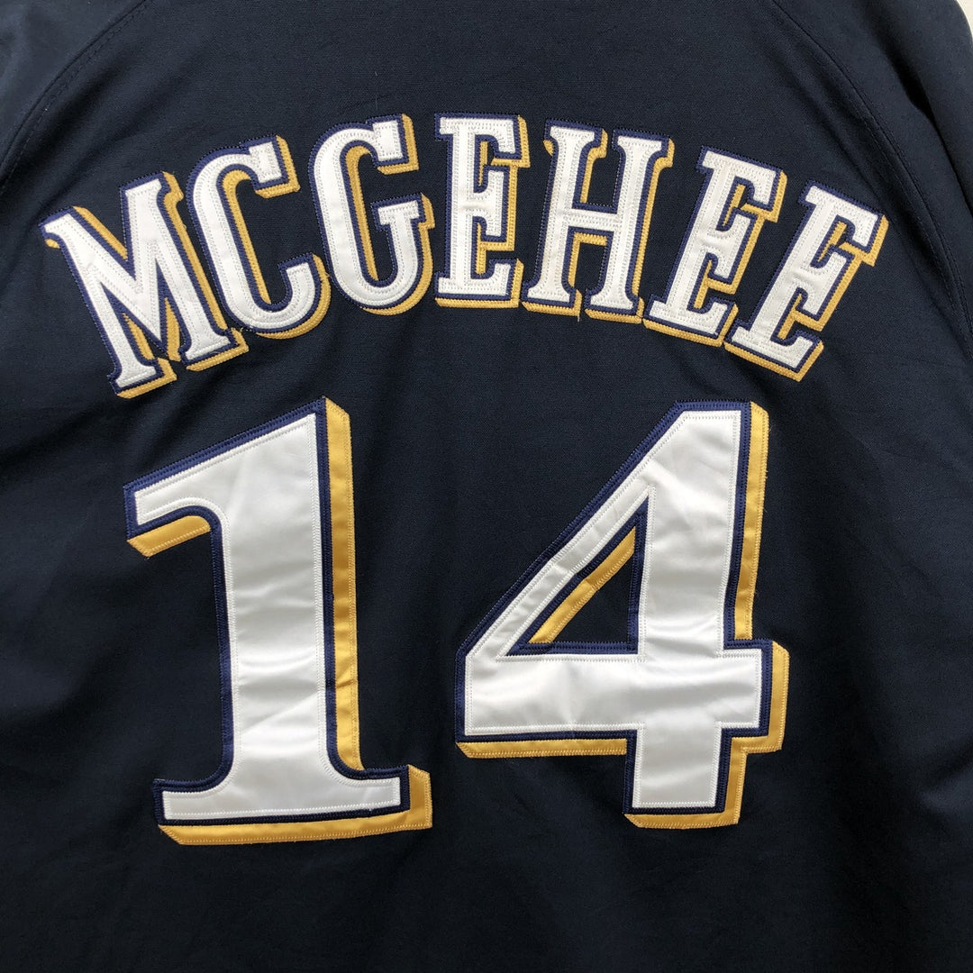 Big Size MLB Milwaukee Brewers Game Shirt Baseball Shirt Men's XXXL Equivalent unclear navy blue type Vintage Second Hand