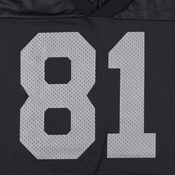 Champion NFL Oakland Raiders Mesh Game Shirt Football Shirt Made in USA Men's XXL equivalent Nylon black type Vintage Second Hand