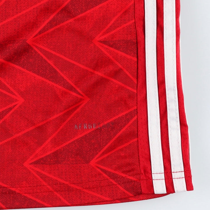 Adidas CLIMALITE Arsenal FC all-over print mesh soccer jersey game shirt, men's size M. polyester red type Vintage Second Hand