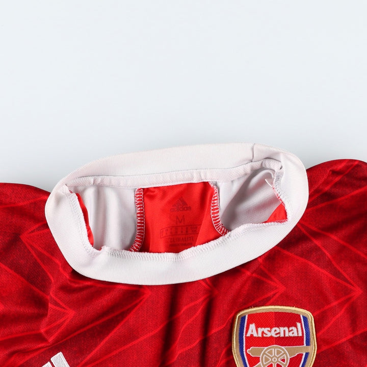 Adidas CLIMALITE Arsenal FC all-over print mesh soccer jersey game shirt, men's size M. polyester red type Vintage Second Hand