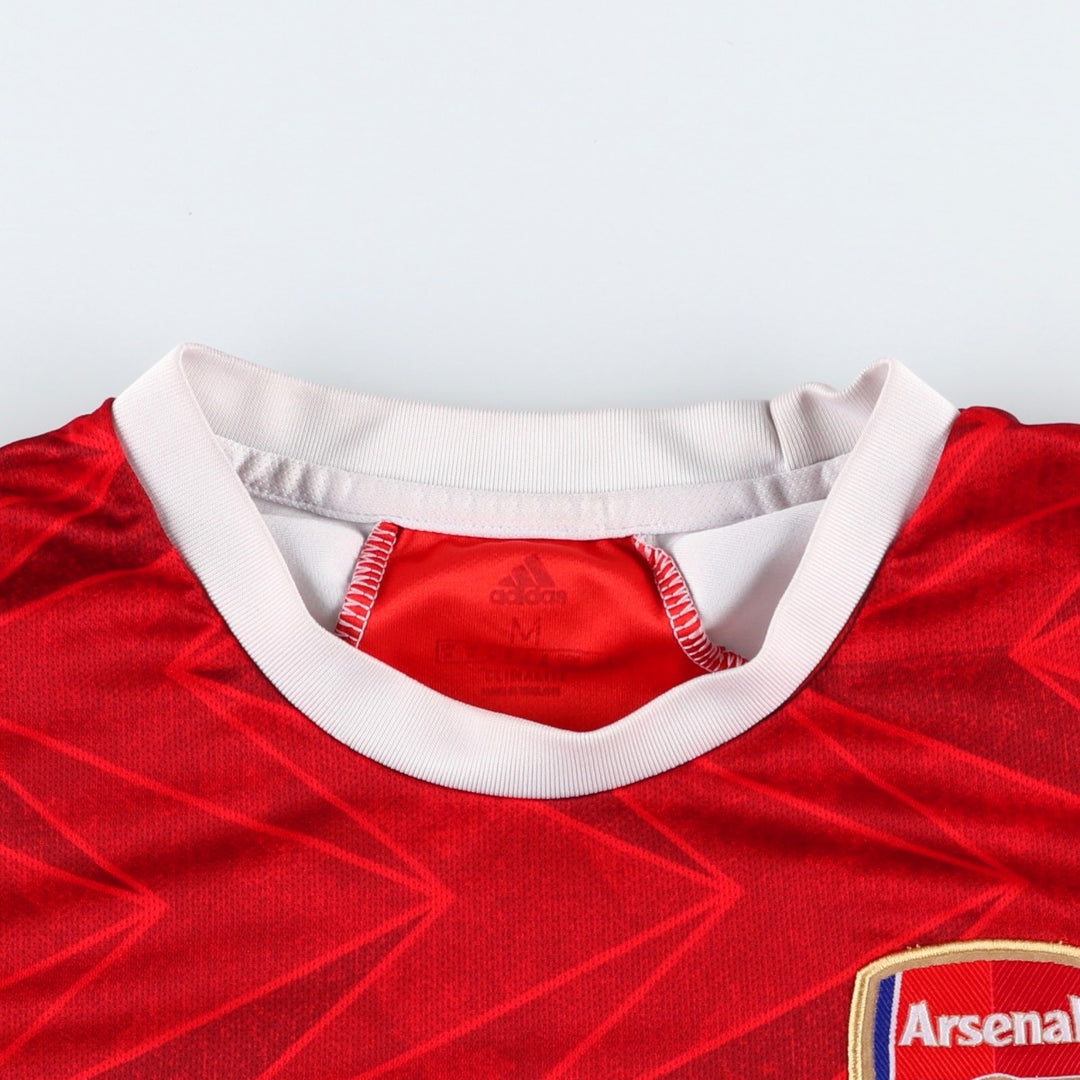 Adidas CLIMALITE Arsenal FC all-over print mesh soccer jersey game shirt, men's size M. polyester red type Vintage Second Hand