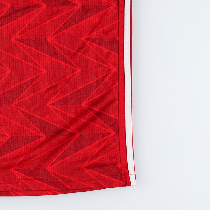 Adidas CLIMALITE Arsenal FC all-over print mesh soccer jersey game shirt, men's size M. polyester red type Vintage Second Hand