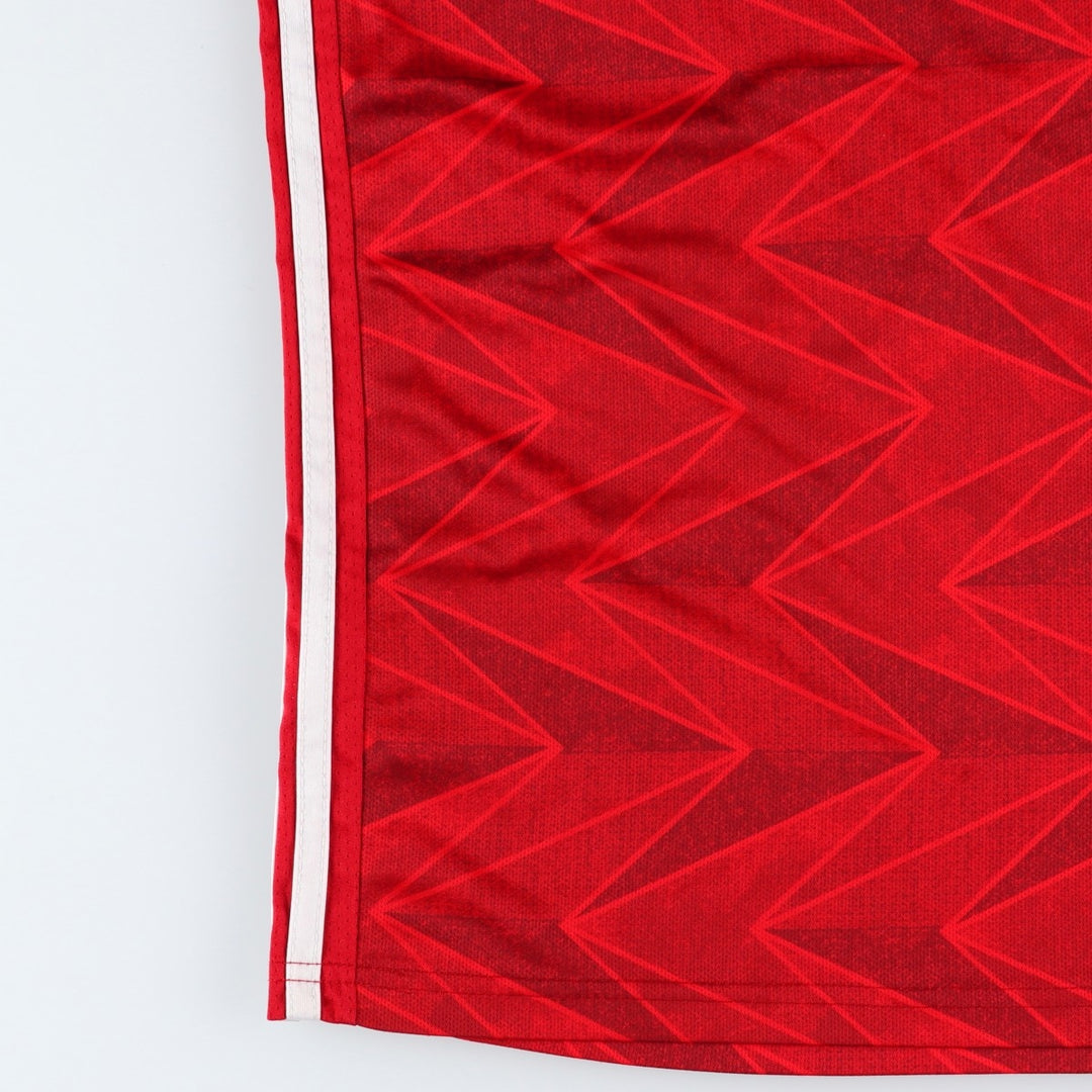 Adidas CLIMALITE Arsenal FC all-over print mesh soccer jersey game shirt, men's size M. polyester red type Vintage Second Hand