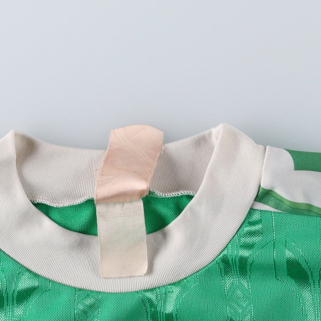 Puma all-over print soccer uniform game shirt, men's size XL equivalent, vintage. unclear green type Vintage Second Hand