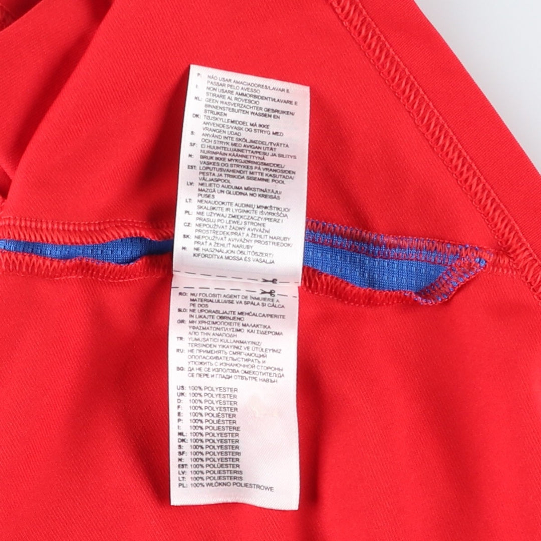 Adidas CLIMA COOL Spain National Team V-Neck Mesh Soccer Jersey Game Shirt (Men's Size L) polyester red type Vintage Second Hand