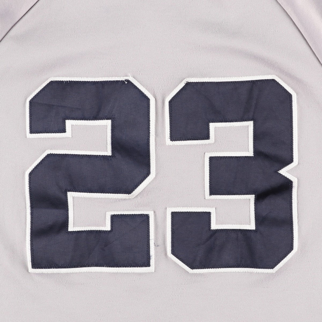 Majestic MLB NEW YORK YANKEES Game Shirt Baseball Shirt Men's Size L unclear gray type Vintage Second Hand