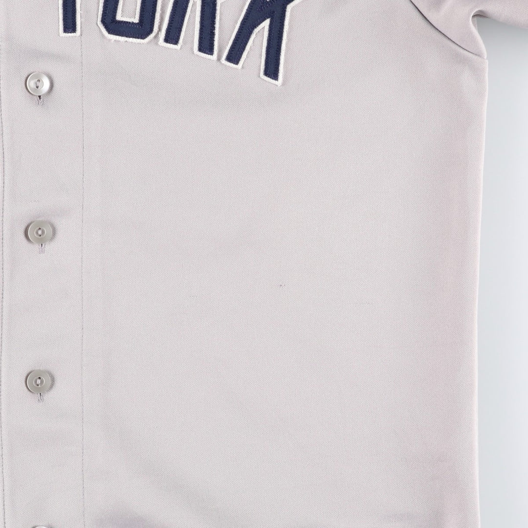 Majestic MLB NEW YORK YANKEES Game Shirt Baseball Shirt Men's Size L unclear gray type Vintage Second Hand