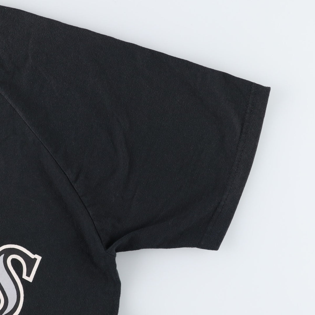 ~90'S Russell Nublend MLB Colorado Rockies Game Shirt Baseball Shirt Made in USA Men's Size L (Equivalent) Vintage cotton black type Vintage Second Hand