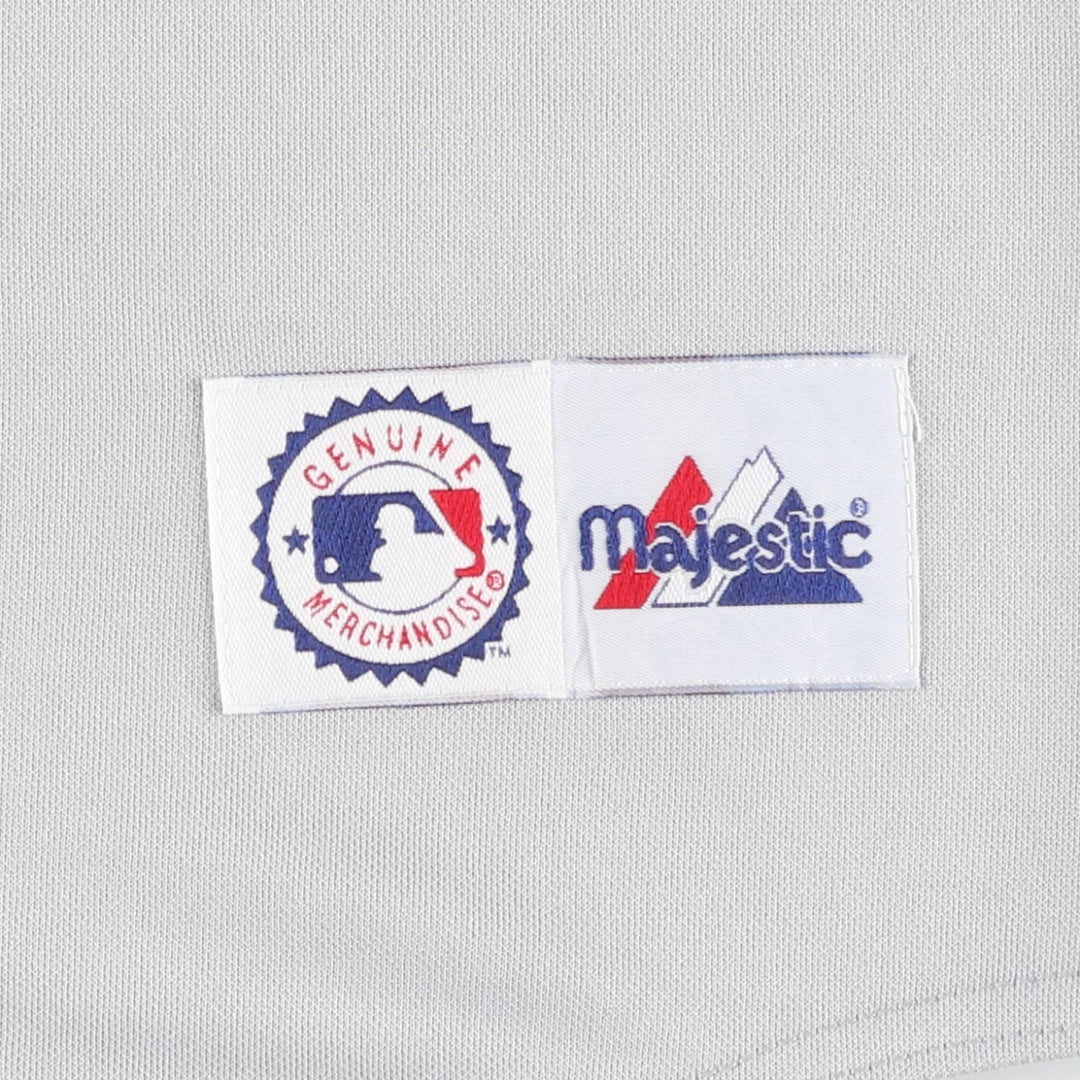 1990'S Majestic Baltimore Orioles Game Shirt Baseball Shirt Made in USA Men's Size L (Equivalent) Vintage polyester gray type Vintage Second Hand