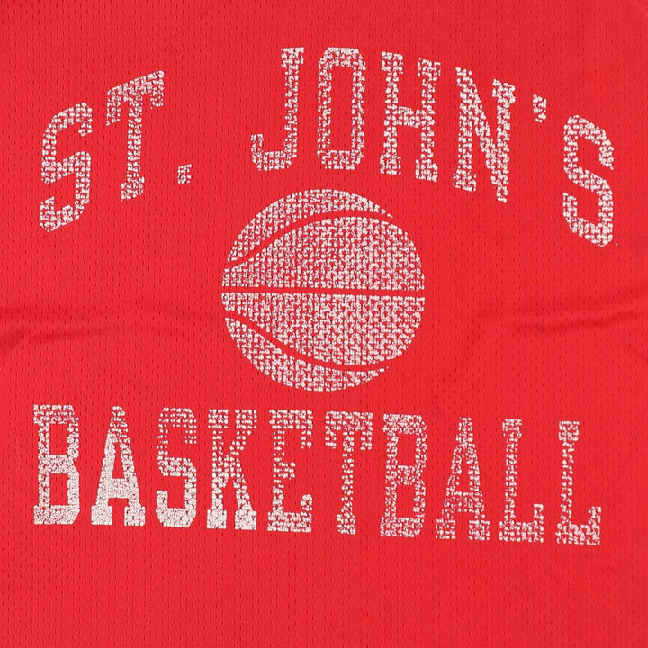 Champion College Mesh Game Shirt Replica Uniform, Made in USA, Men's Size XL (approx.) unclear red type Vintage Second Hand