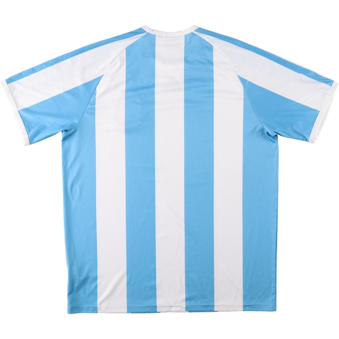 2000'S Adidas Argentina national team stripe pattern soccer jersey game shirt, men's size L (approx.) polyester Blue type light blue Vintage Second Hand