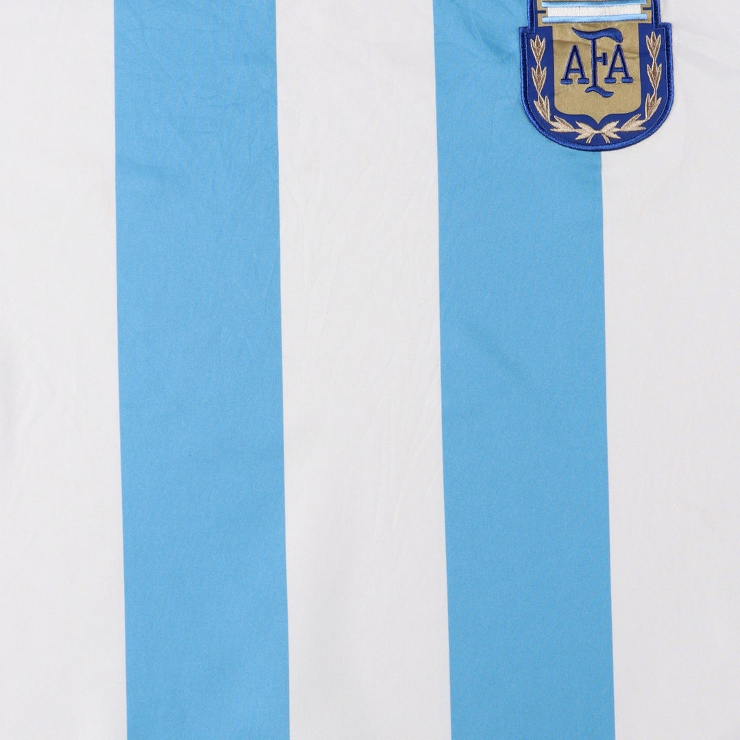 2000'S Adidas Argentina national team stripe pattern soccer jersey game shirt, men's size L (approx.) polyester Blue type light blue Vintage Second Hand