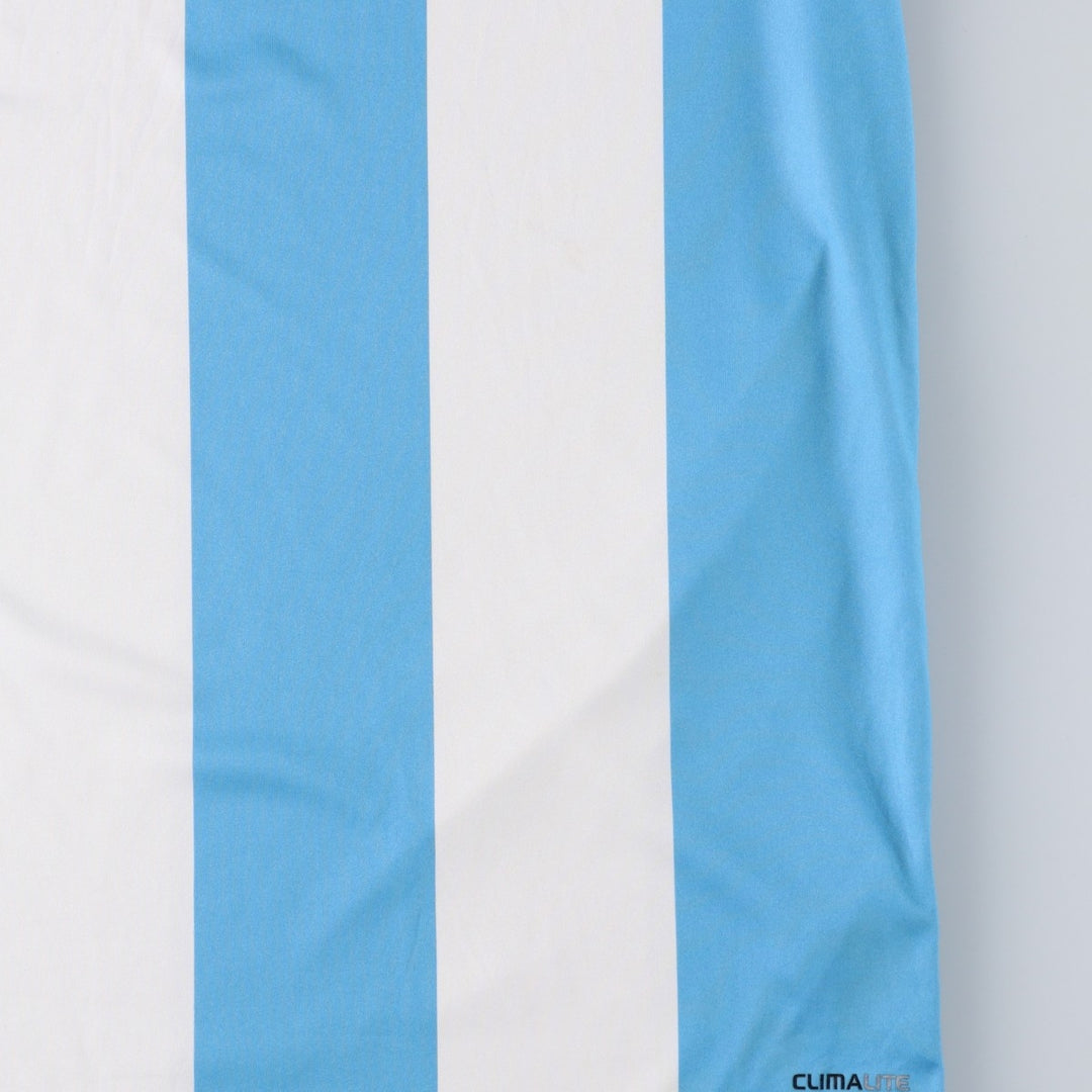 2000'S Adidas Argentina national team stripe pattern soccer jersey game shirt, men's size L (approx.) polyester Blue type light blue Vintage Second Hand