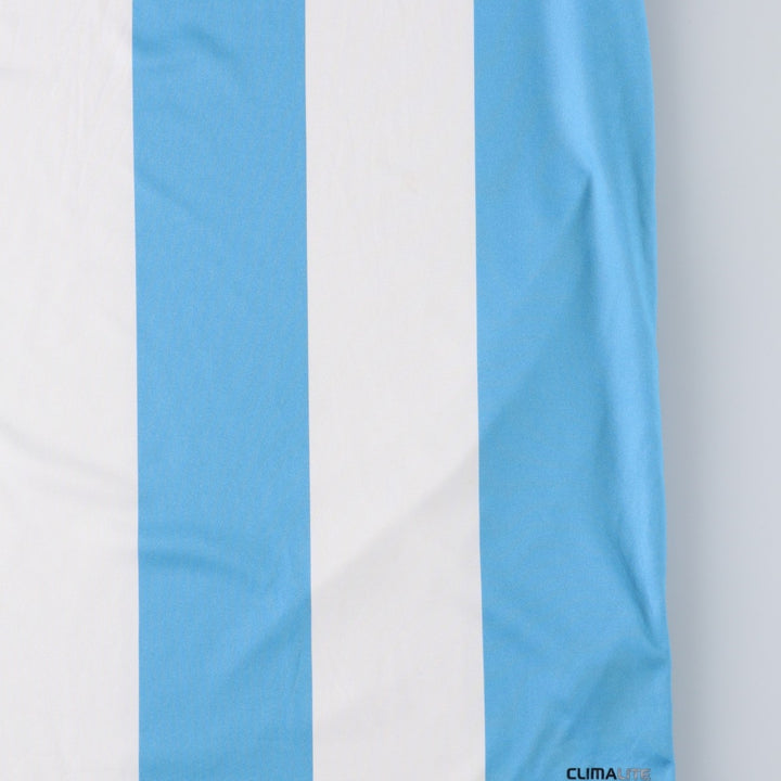 2000'S Adidas Argentina national team stripe pattern soccer jersey game shirt, men's size L (approx.) polyester Blue type light blue Vintage Second Hand