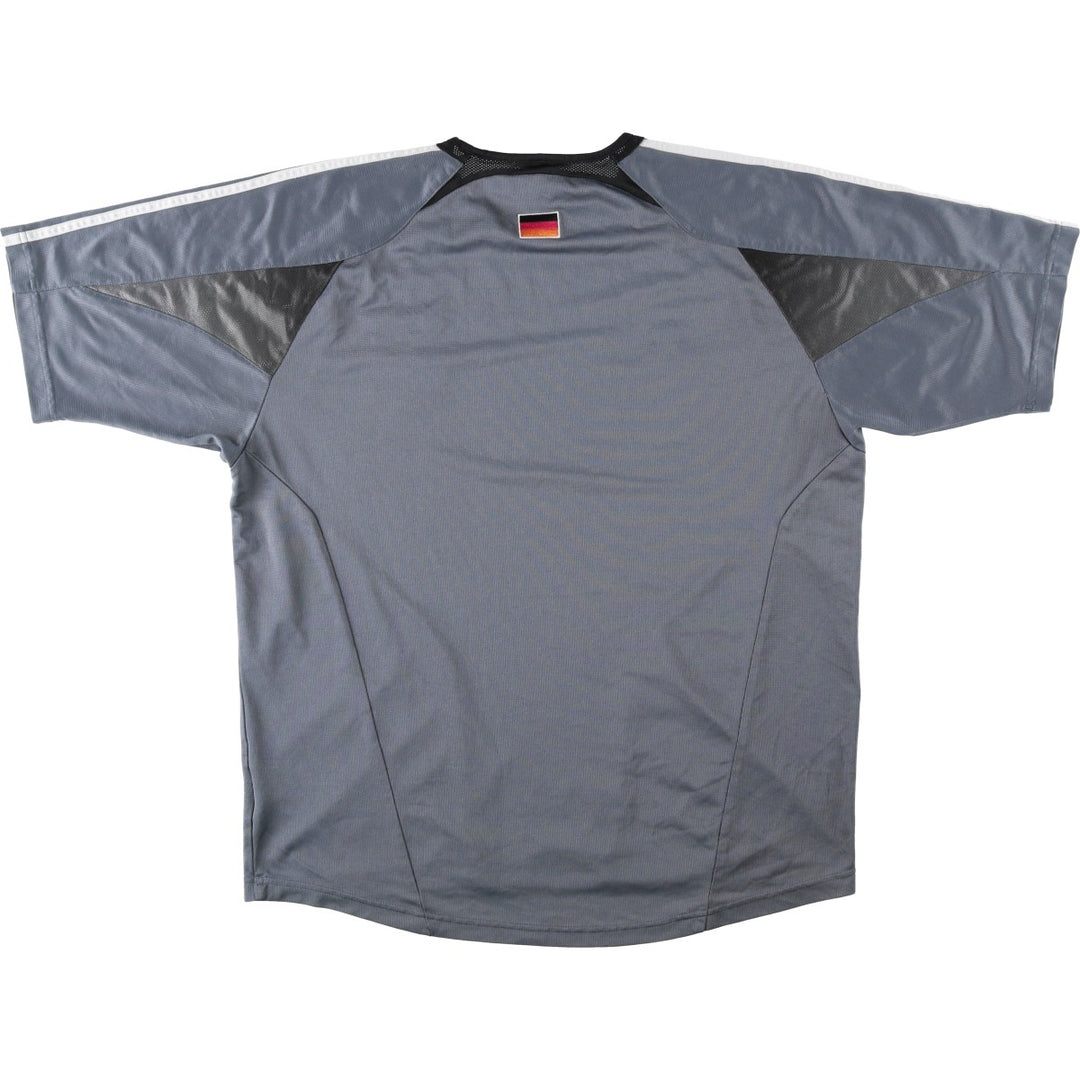 2000'S Adidas Germany National Football Team Game Shirt, Men's Size XL (approx.) polyester gray type Vintage Second Hand