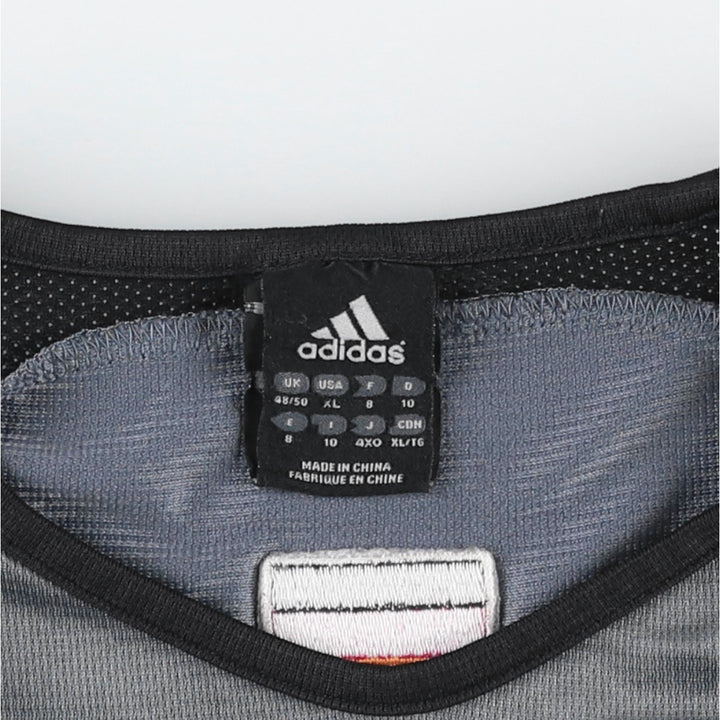 2000'S Adidas Germany National Football Team Game Shirt, Men's Size XL (approx.) polyester gray type Vintage Second Hand