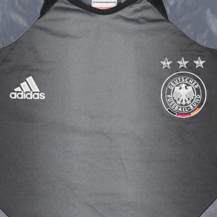 2000'S Adidas Germany National Football Team Game Shirt, Men's Size XL (approx.) polyester gray type Vintage Second Hand