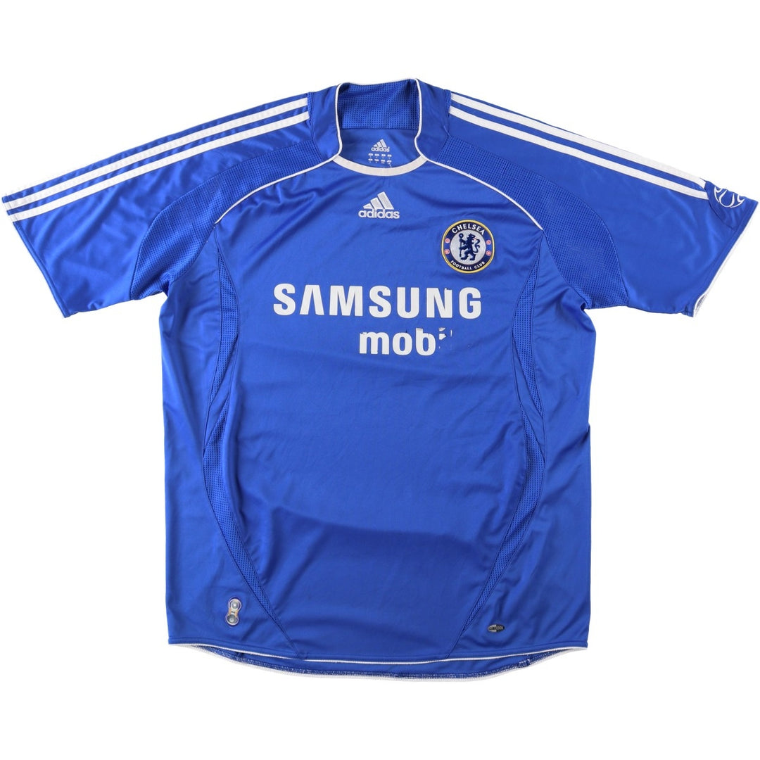 2000'S Adidas Premier League Chelsea FC soccer jersey game shirt, men's size L (approx.) polyester blue type Vintage Second Hand