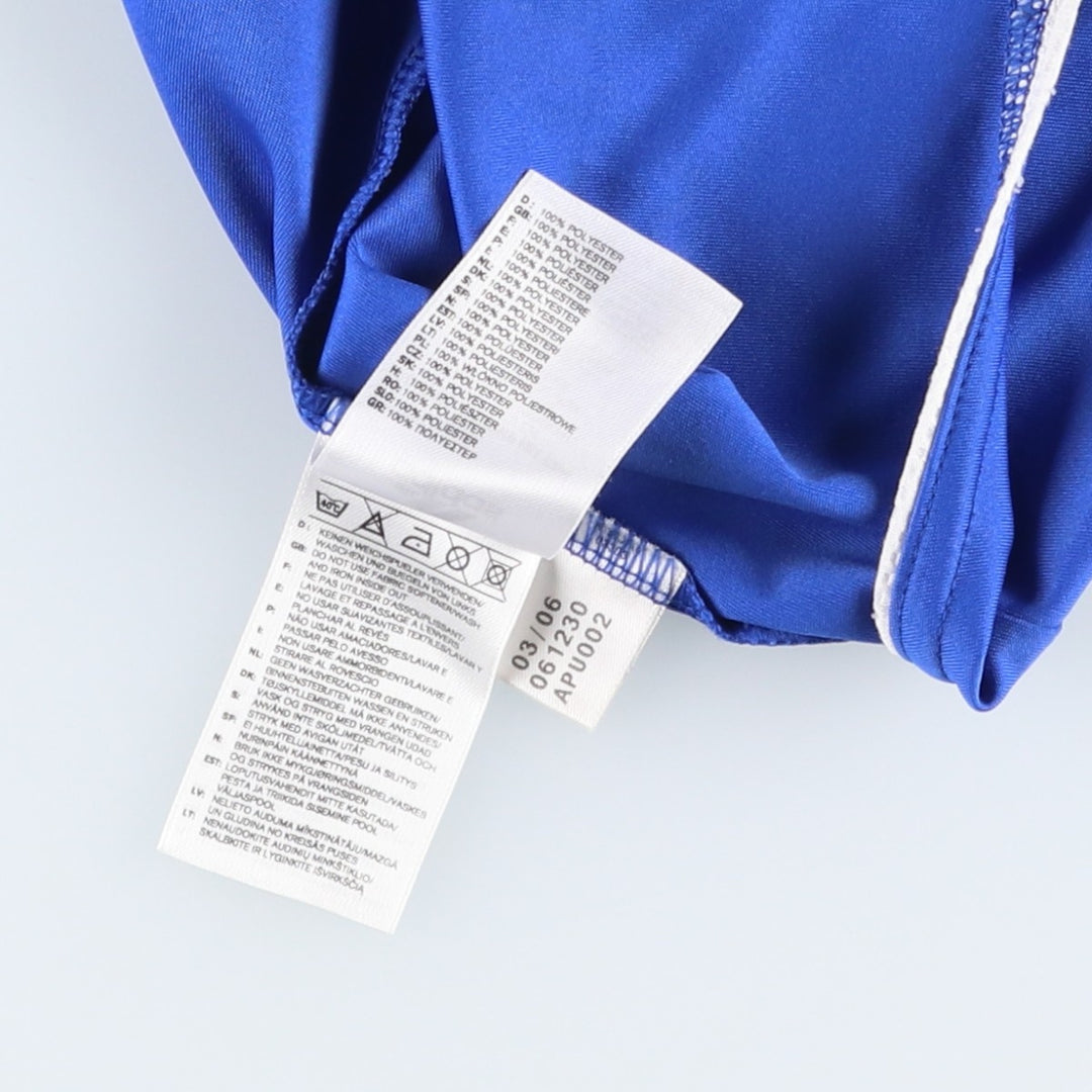 2000'S Adidas Premier League Chelsea FC soccer jersey game shirt, men's size L (approx.) polyester blue type Vintage Second Hand