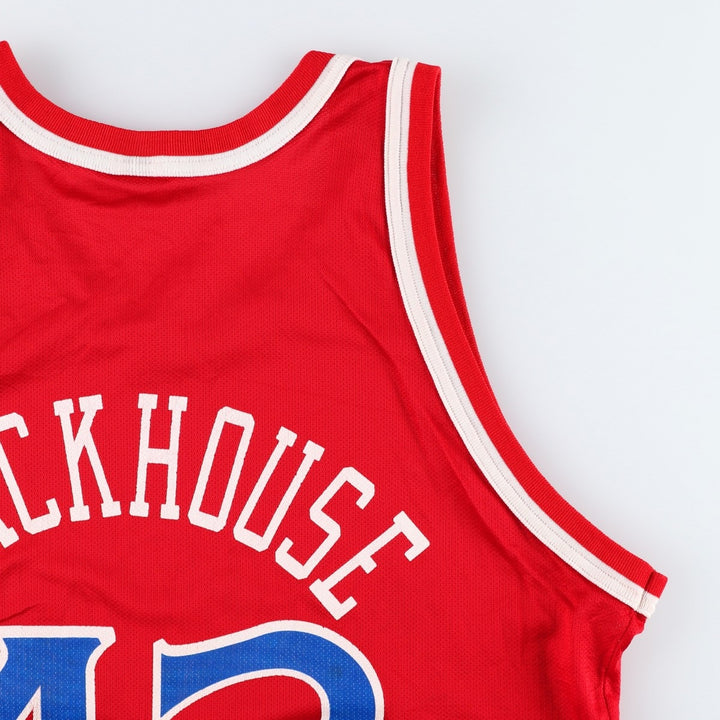 90'S Champion Philadelphia 76ers Mesh Game Shirt Replica Uniform, Men's Size L (Equivalent), Vintage Nylon red type Vintage Second Hand