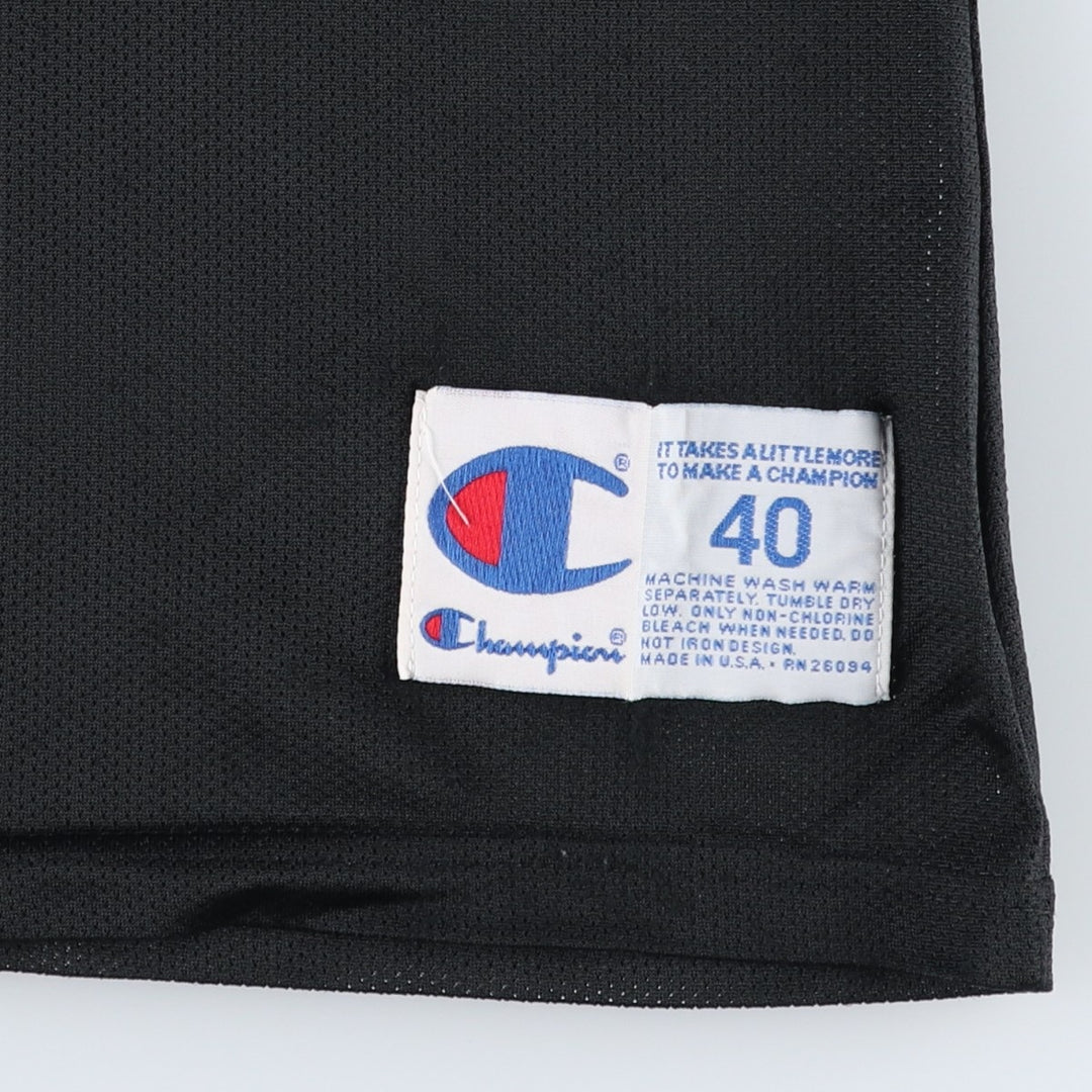90'S Champion Orlando Magic Mesh Game Shirt Replica Uniform, Made in USA, Men's Size M (Equivalent), Vintage Nylon black type Vintage Second Hand