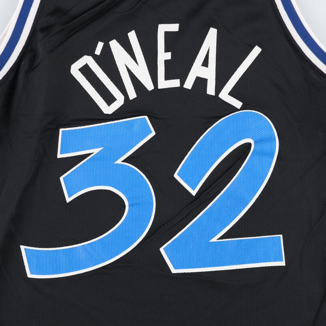 90'S Champion Orlando Magic Mesh Game Shirt Replica Uniform, Made in USA, Men's Size M (Equivalent), Vintage Nylon black type Vintage Second Hand