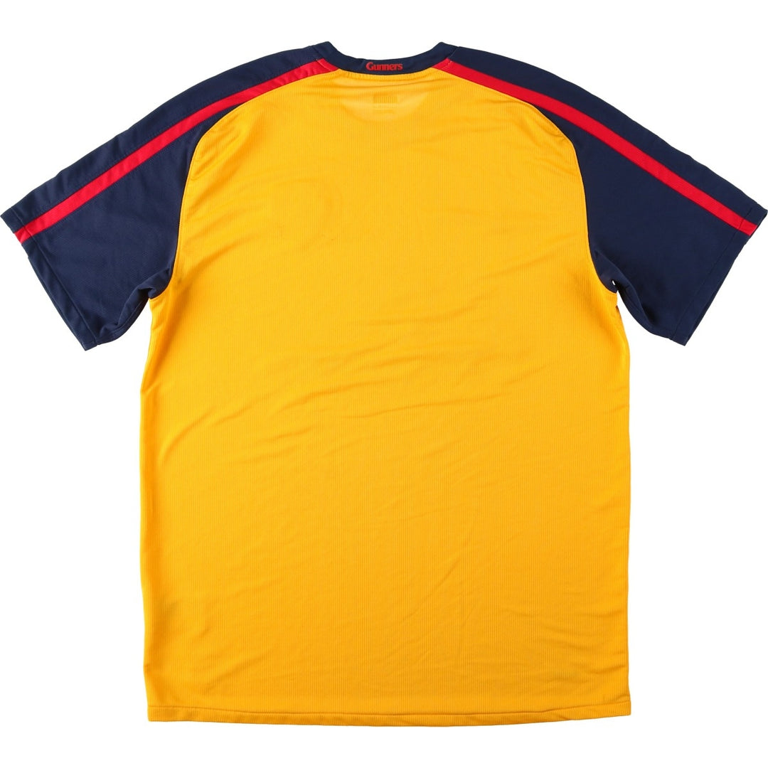 2000'S Nike TEAM Premier League Arsenal FC soccer jersey game shirt, men's size L (approx.) polyester yellow type Vintage Second Hand