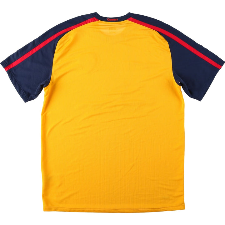 2000'S Nike TEAM Premier League Arsenal FC soccer jersey game shirt, men's size L (approx.) polyester yellow type Vintage Second Hand