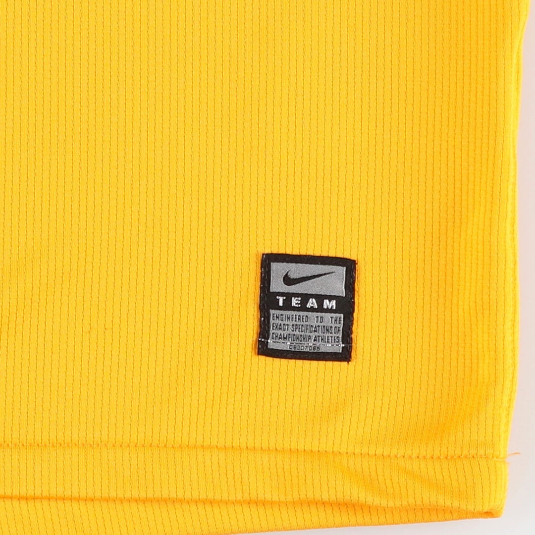 2000'S Nike TEAM Premier League Arsenal FC soccer jersey game shirt, men's size L (approx.) polyester yellow type Vintage Second Hand