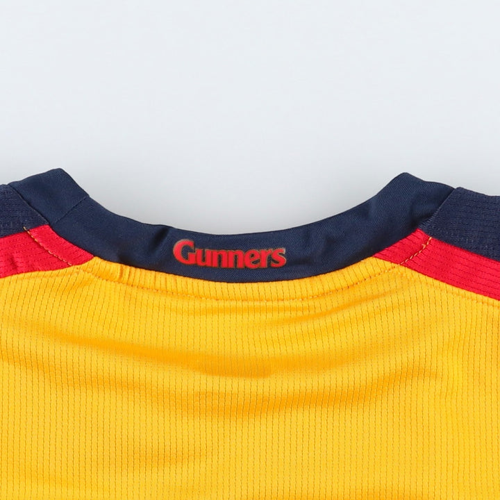 2000'S Nike TEAM Premier League Arsenal FC soccer jersey game shirt, men's size L (approx.) polyester yellow type Vintage Second Hand