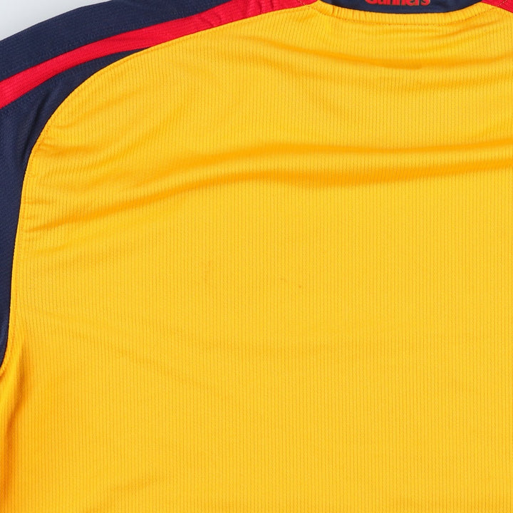 2000'S Nike TEAM Premier League Arsenal FC soccer jersey game shirt, men's size L (approx.) polyester yellow type Vintage Second Hand