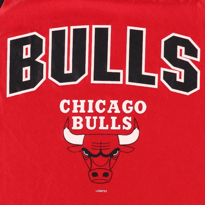 LOGO 7 NBA CHICAGO BULLS Game Shirt Replica Uniform (Men's XL equivalent) unclear red type Vintage Second Hand