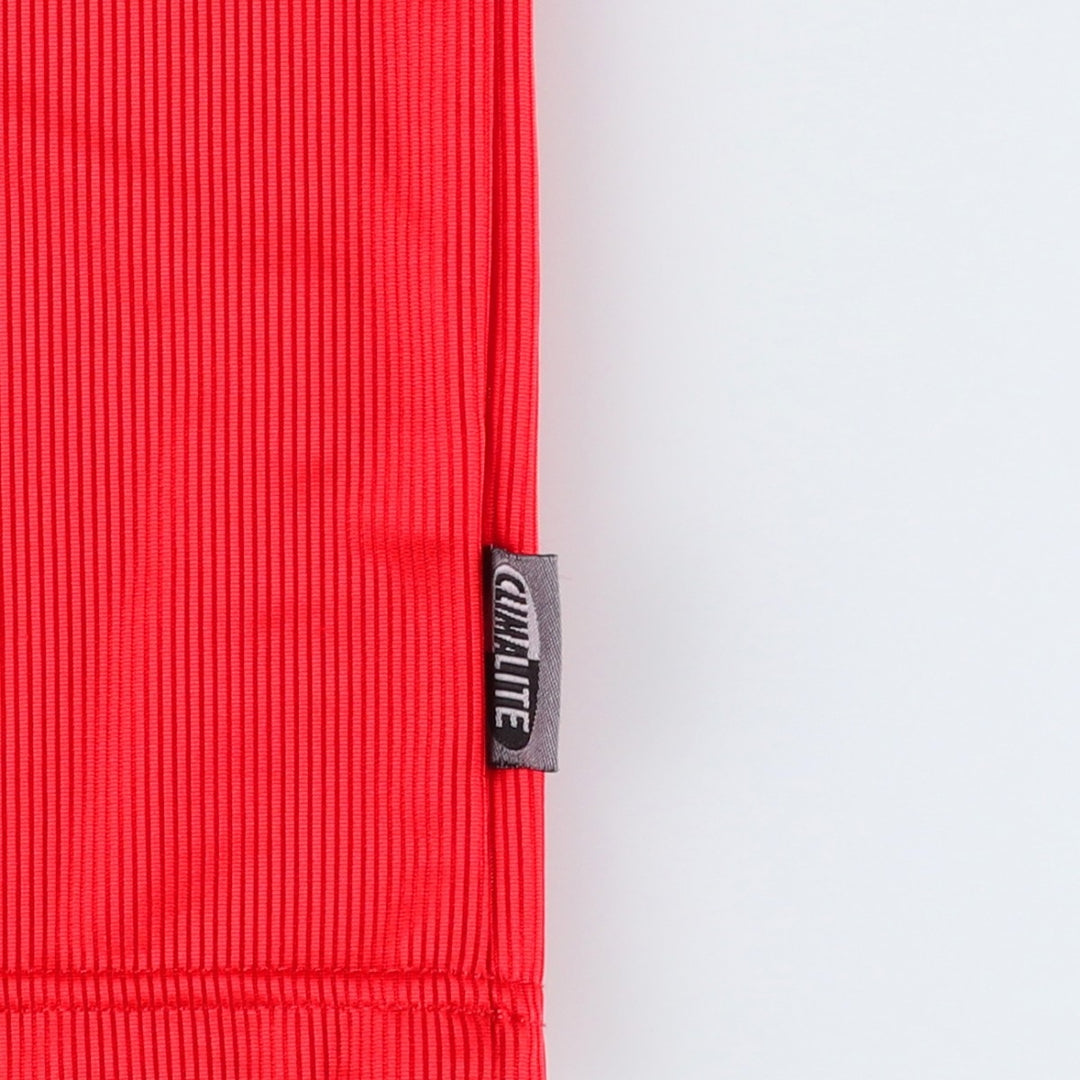 90'S Adidas Primeira Liga SL Benfica V-neck collared soccer jersey game shirt, men's size M (approx.) polyester red type Vintage Second Hand