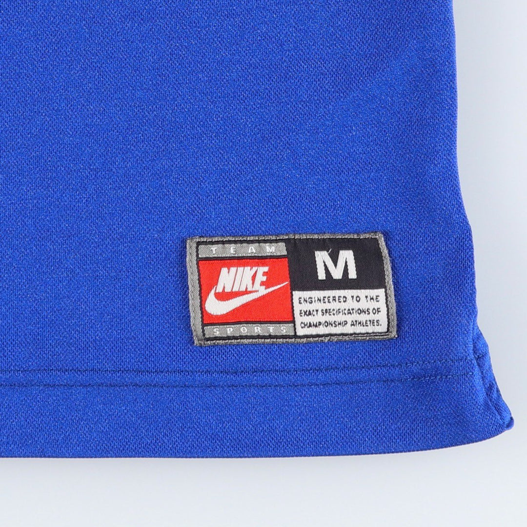 1990'S Nike Brazil National Team V-neck Collared Soccer Jersey Game Shirt Men's Size M (approx.) Vintage polyester blue type Vintage Second Hand