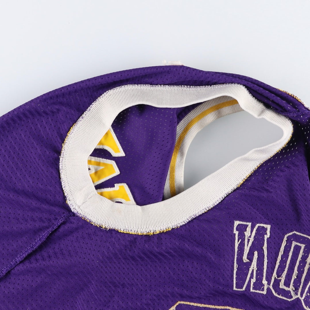 Adidas NBA Los Angeles Lakers Game Shirt Replica Uniform Men's XL (approx.) Mesh polyester purple type Vintage Second Hand