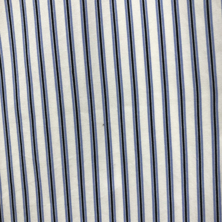 Ralph Lauren Classic Fit Long Sleeve Button Down Striped Shirt Men's XL cotton white type Vintage Second Hand