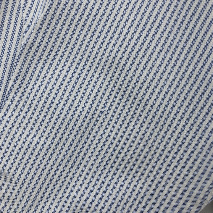 Ralph Lauren TILDEN Long-Sleeve Button-Down Striped Shirt, Men's Size XL (approx.) cotton Blue type light blue Vintage Second Hand