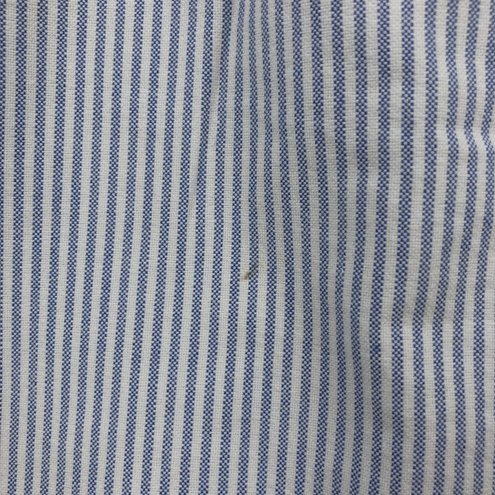 Ralph Lauren TILDEN Long-Sleeve Button-Down Striped Shirt, Men's Size XL (approx.) cotton Blue type light blue Vintage Second Hand