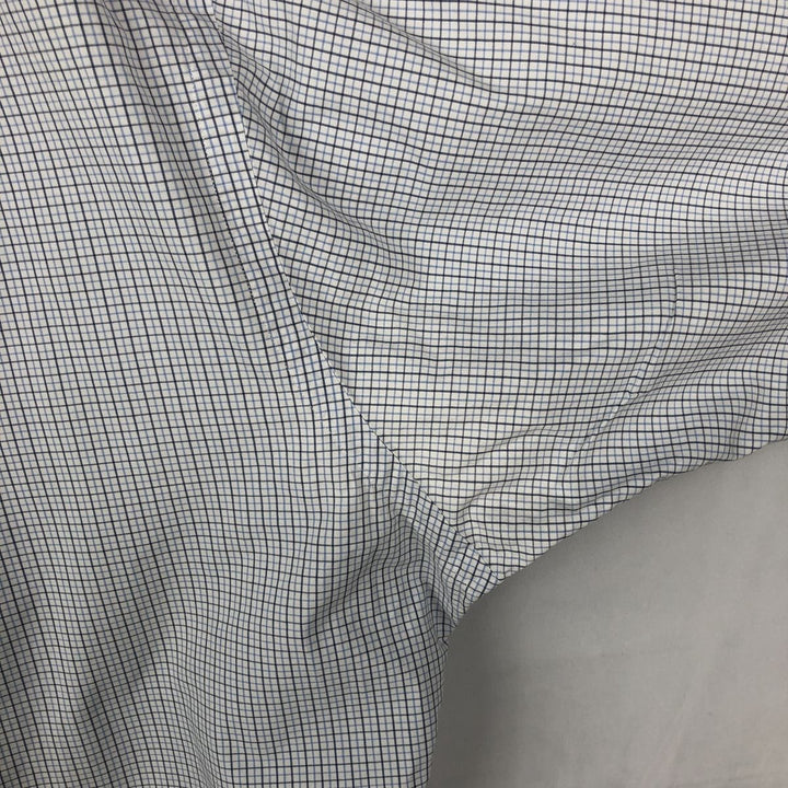 Ralph Lauren Classic Fit Long Sleeve Button Down Check Shirt Men's Size L cotton white type Vintage Second Hand