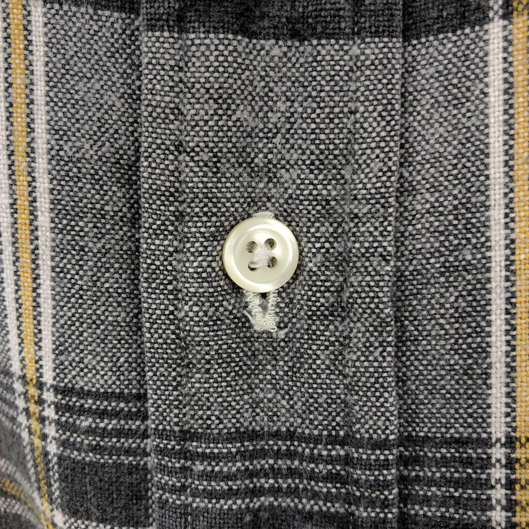 Ralph Lauren POLO by Ralph Lauren LOWELL SPORT Long-Sleeve Flannel Check Shirt, Men's Size XL (approx.) cotton brown type Vintage Second Hand