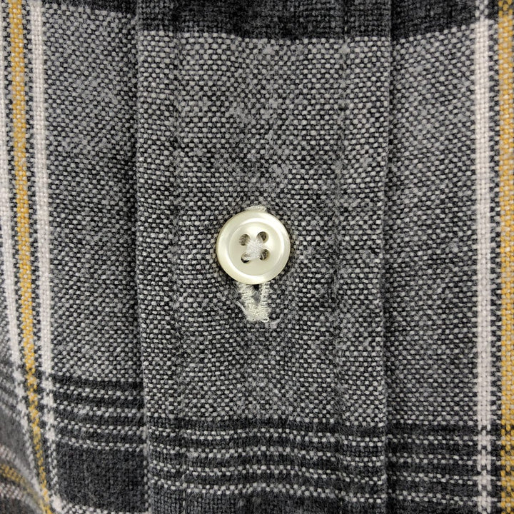 Ralph Lauren POLO by Ralph Lauren LOWELL SPORT Long-Sleeve Flannel Check Shirt, Men's Size XL (approx.) cotton brown type Vintage Second Hand