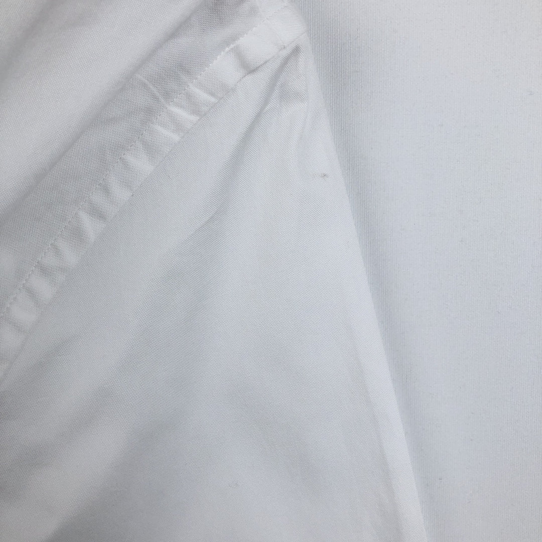 Brooks Brothers Est. 1818 Milano Long Sleeve Button-Down Shirt, Men's Size Medium Supima Cotton white type Vintage Second Hand