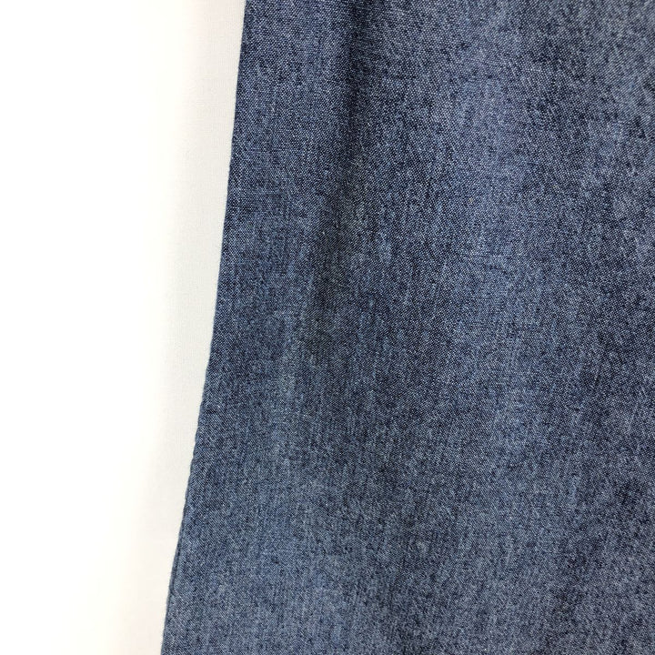 90s-00'S GAP (Old GAP) Long-Sleeve Button-Down Shirt, Men's Size L (Equivalent), Vintage cotton navy blue type Vintage Second Hand