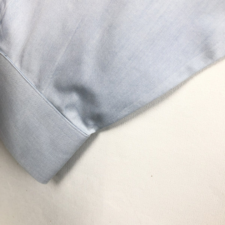 Brooks Brothers 1818 Madison Long-Sleeve Cotton Shirt, Men's Size M (approx.) cotton Blue type light blue Vintage Second Hand