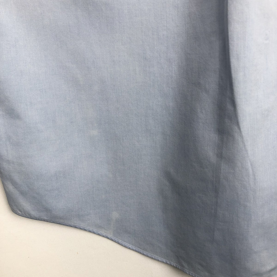 Brooks Brothers 1818 Madison Long-Sleeve Cotton Shirt, Men's Size M (approx.) cotton Blue type light blue Vintage Second Hand