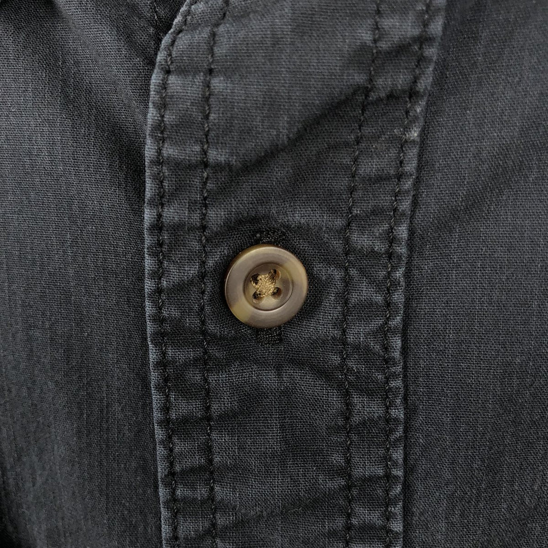 Carhartt Relaxed Fit Long Sleeve Button Down Work Shirt, Men's XL cotton black type Vintage Second Hand